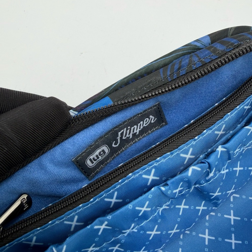 NWOT Lug Flipper Jewelry Travel Clutch Wallet Organizer Riverwalk Multicolor - Picture 9 of 9